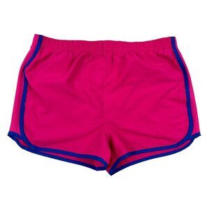 Aeropostale AERO Pink Blue Athletic Shorts Lined Size M Polyester 3" Inseam